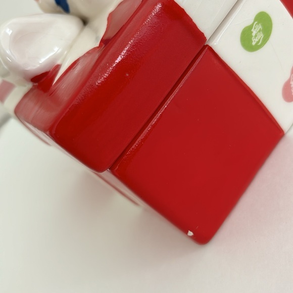 Hello Kitty Jelly Belly Red Ceramic Candy Jar Gift Square‎ Box Lid 2013 - Picture 11 of 14